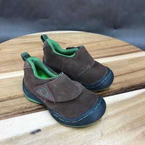 Jambu Condor Brown Faux Suede Hook and Loop Sneakers Little Kids Size 5 M